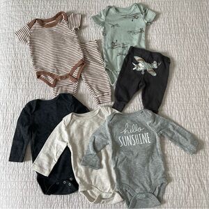 Baby Boy Clothes Lot - Size 0-3 Months